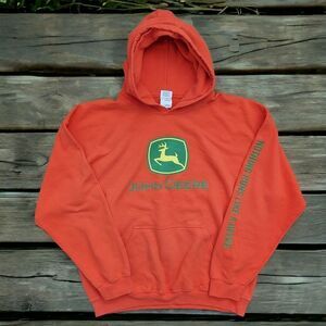🔥VTG Y2K John Deere Hooded Sweatshirt🔥